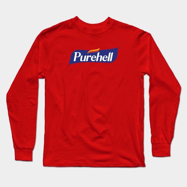 Purehell Long Sleeve T-Shirt by TommyArtDesign